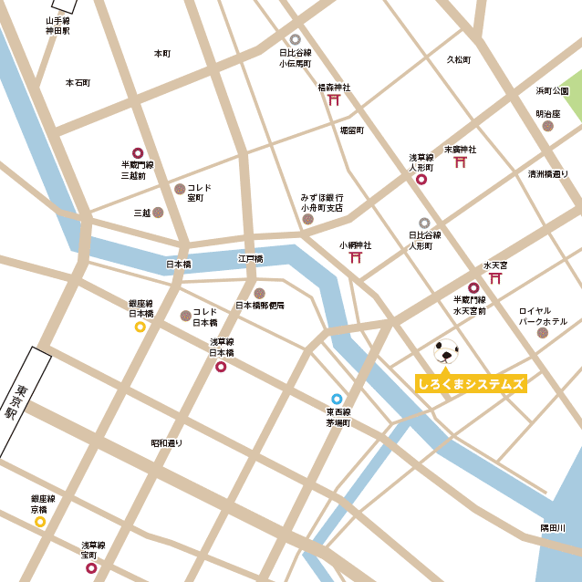 日本橋周辺地図